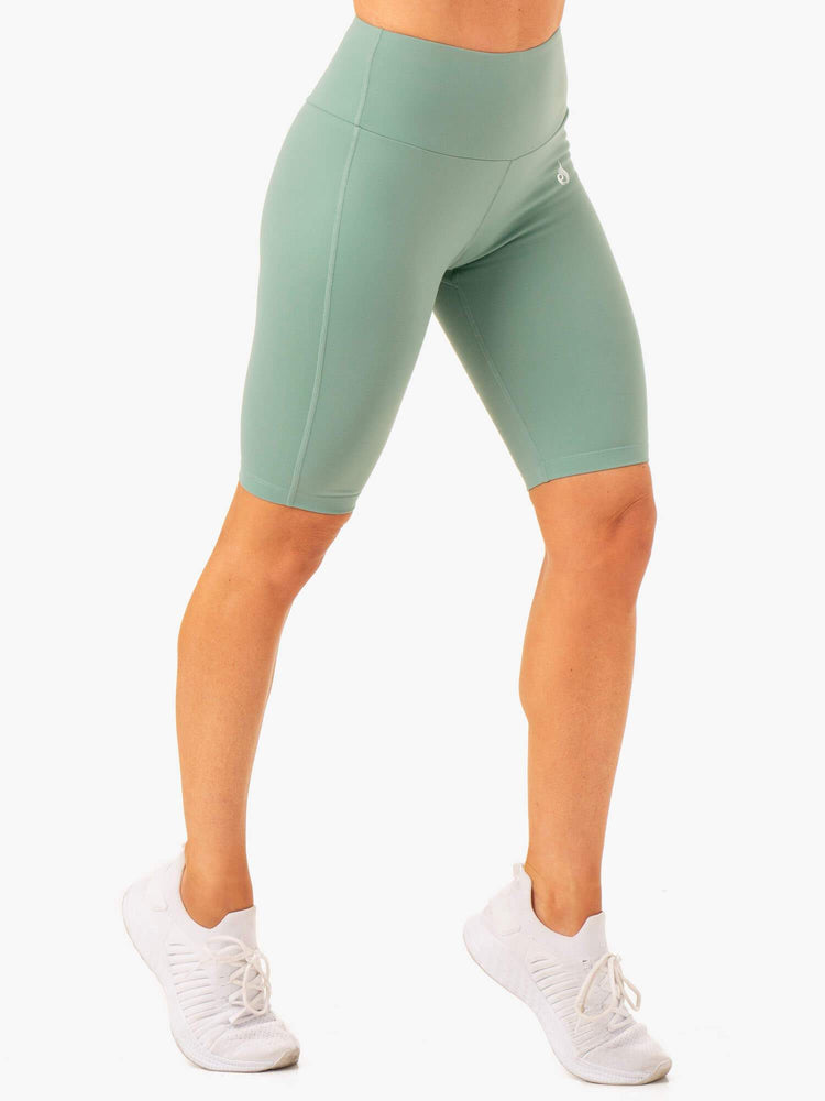 Bermudas Ryderwear Action Bike Mujer Verde Oliva | KAEZY1305