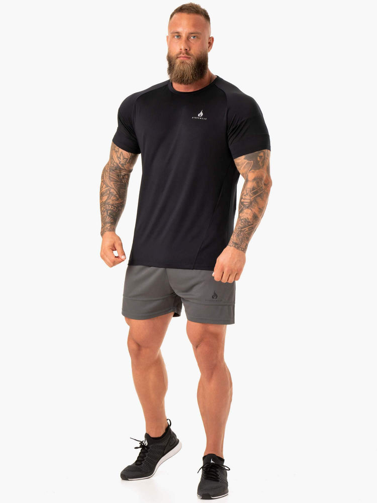 Bermudas Ryderwear Action Mesh Hombre Grises | YLDUG3489