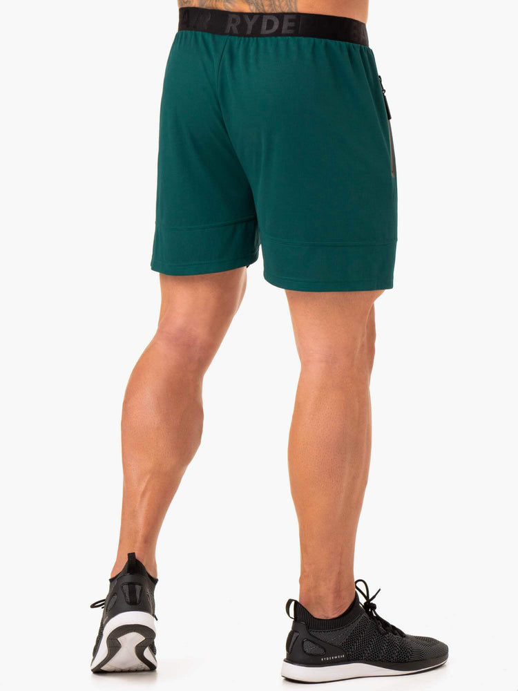Bermudas Ryderwear Action Mesh Hombre Turquesa | DUCTP4296