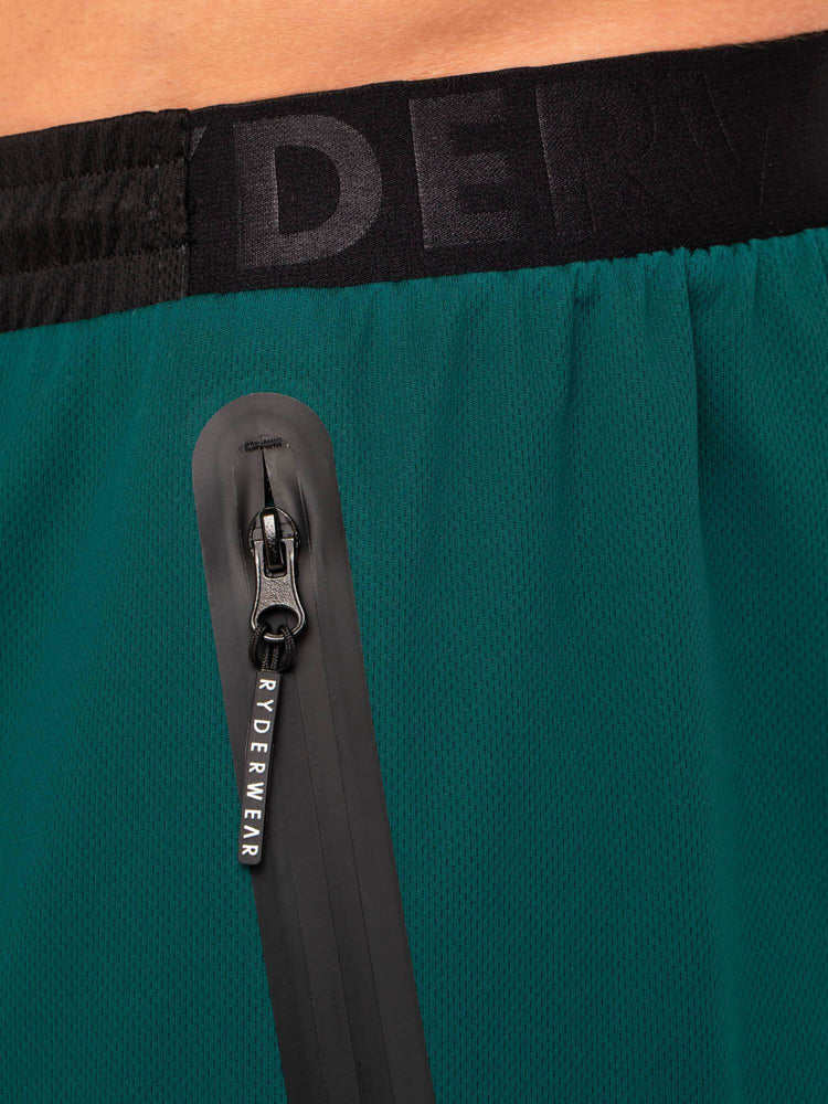 Bermudas Ryderwear Action Mesh Hombre Turquesa | DUCTP4296