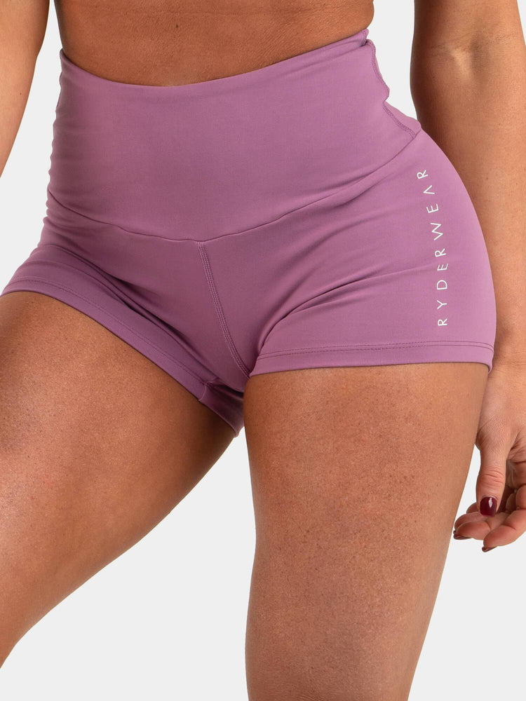 Bermudas Ryderwear Animal Scrunch Bum Mujer Morados | PWOSL4069