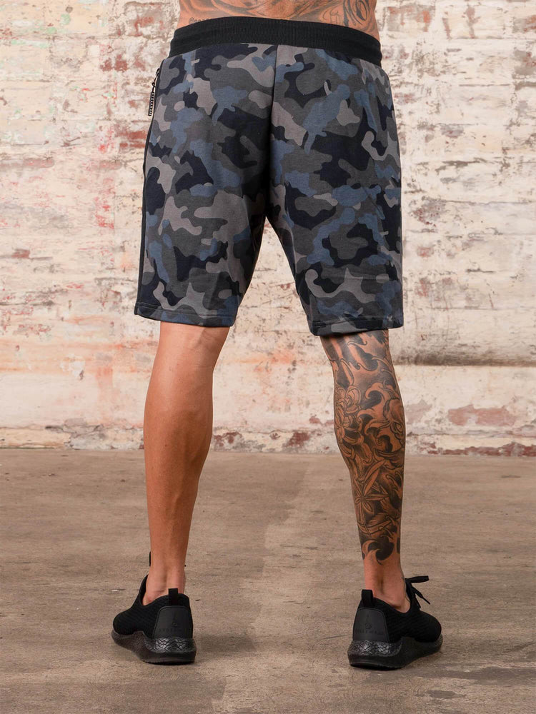 Bermudas Ryderwear Camo Pista Hombre Negros | FXMAU8712