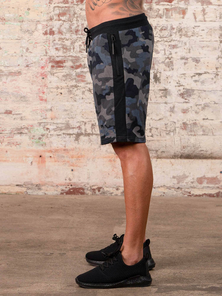 Bermudas Ryderwear Camo Pista Hombre Negros | FXMAU8712
