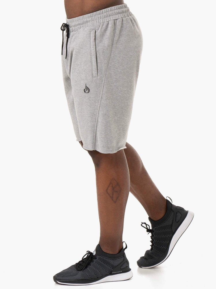 Bermudas Ryderwear Iron Pista Hombre Grises | YOREF0862
