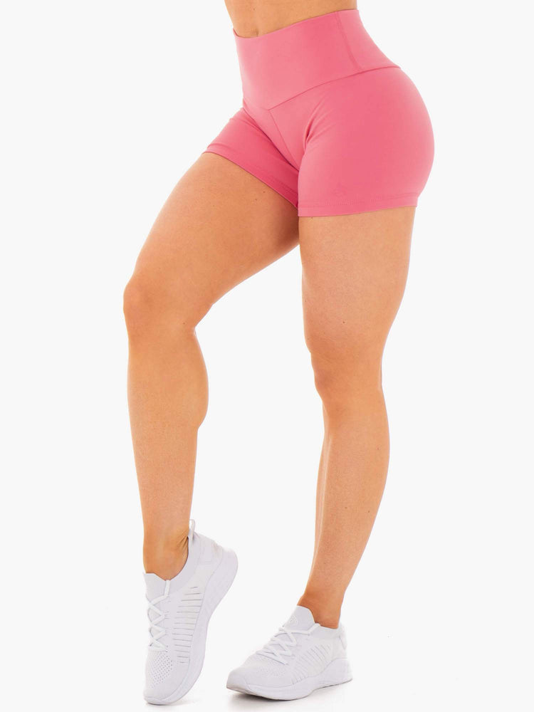 Bermudas Ryderwear Motion High Waisted Mujer Rosas | SJDAF8367