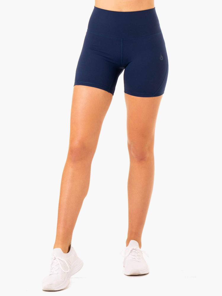 Bermudas Ryderwear Nkd Align Mujer Azul Marino | ODHKX1530