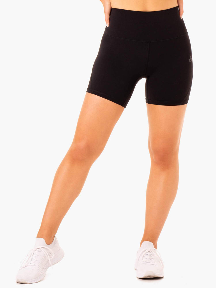 Bermudas Ryderwear Nkd Align Mujer Negros | GKAOX8615