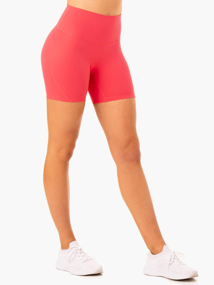 Bermudas Ryderwear Nkd Align Mujer Rojos | FCBRG4762