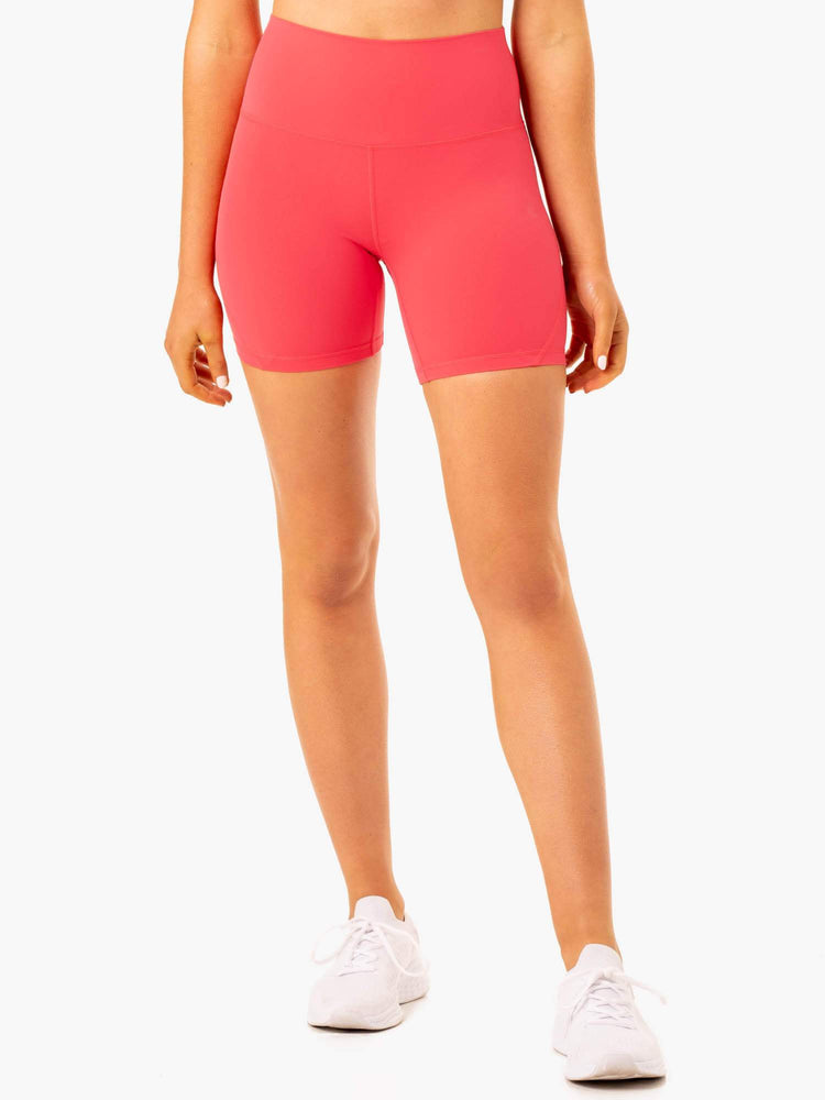 Bermudas Ryderwear Nkd Align Mujer Rojos | FCBRG4762