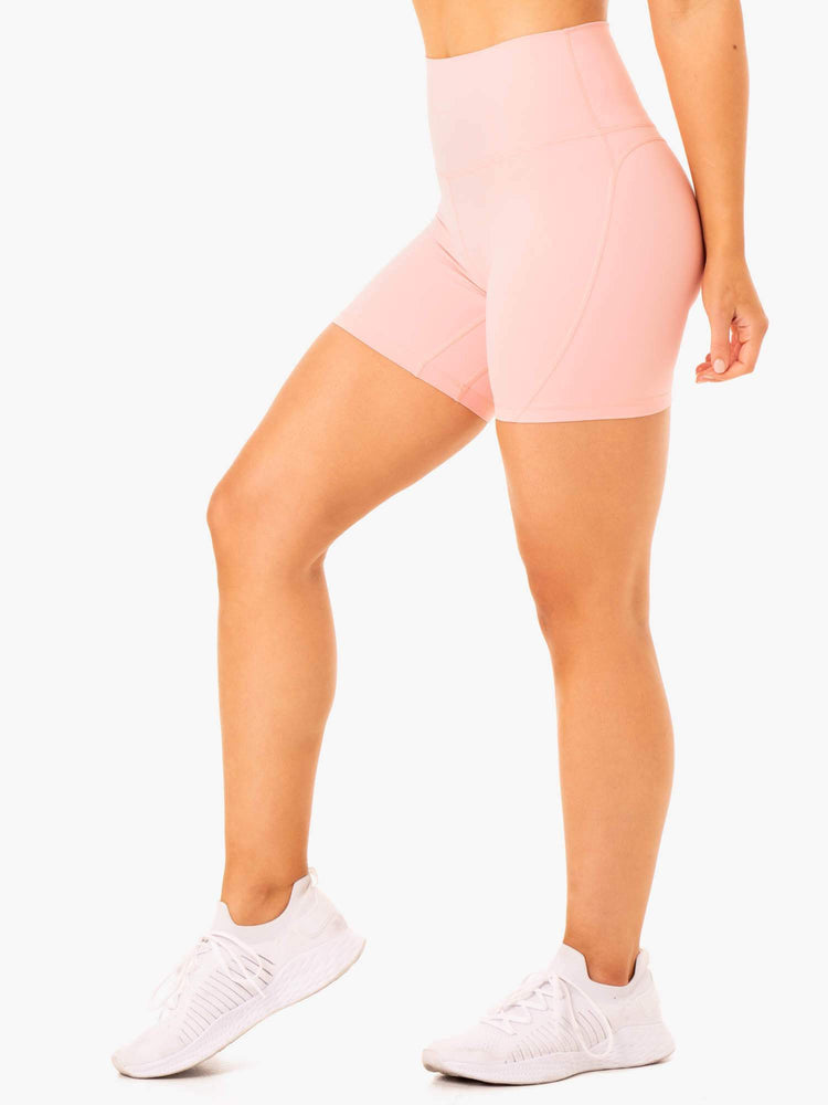 Bermudas Ryderwear Nkd Align Mujer Rosas | YQVPJ1584