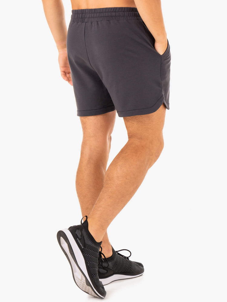 Bermudas Ryderwear Optimal Gym Hombre Grises | PLBCI0172