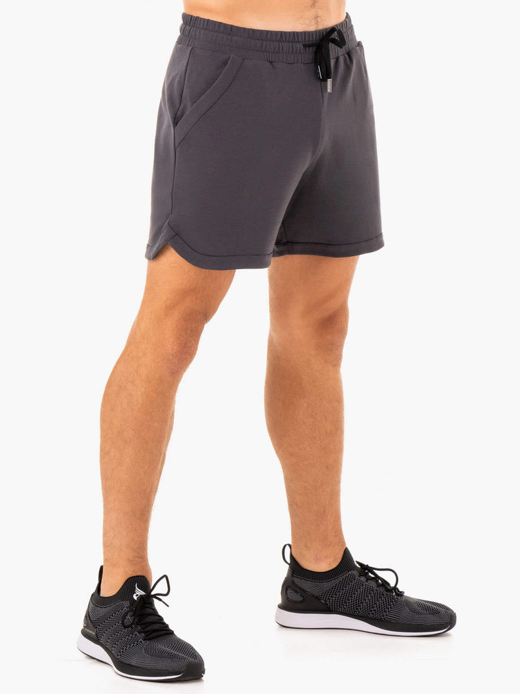 Bermudas Ryderwear Optimal Gym Hombre Grises | PLBCI0172