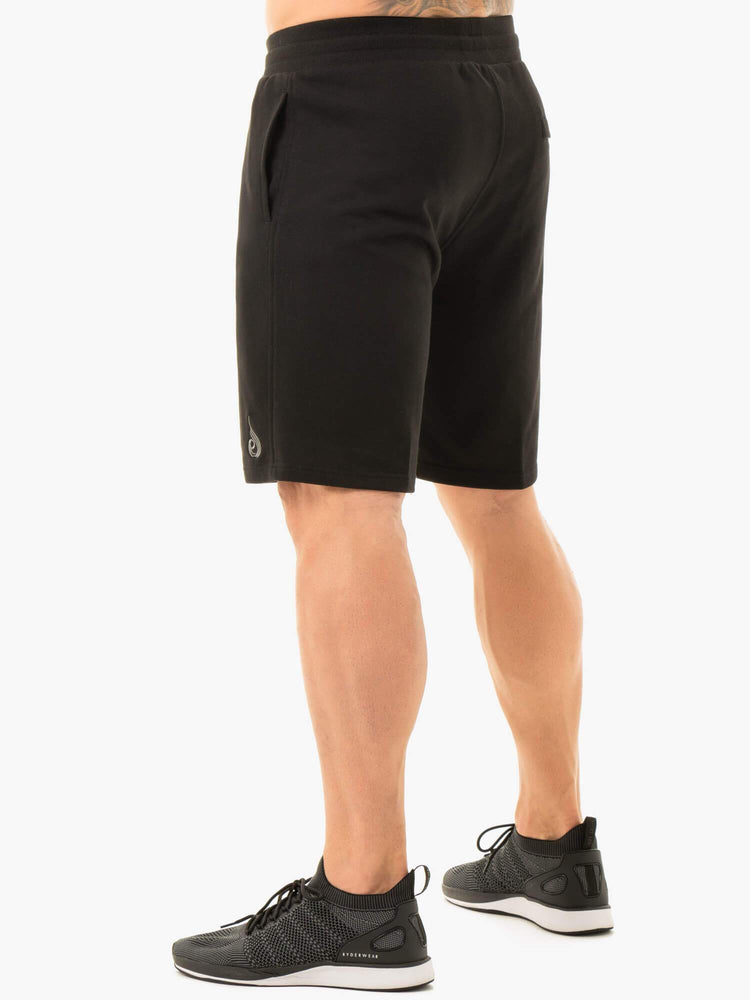 Bermudas Ryderwear Original Pista Hombre Negros | LWEAO2038