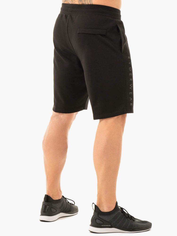 Bermudas Ryderwear Original Pista Hombre Negros | LWEAO2038