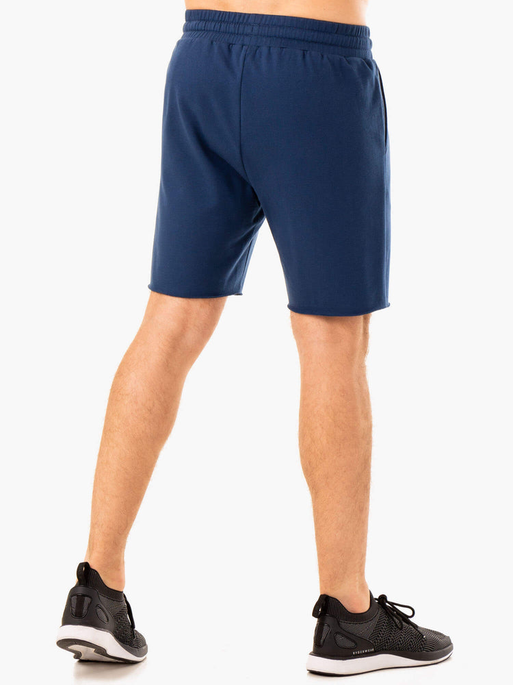Bermudas Ryderwear Recharge Pista Gym Hombre Azules | EBUIV6107