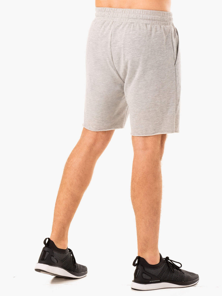 Bermudas Ryderwear Recharge Pista Gym Hombre Grises | MDETN7196