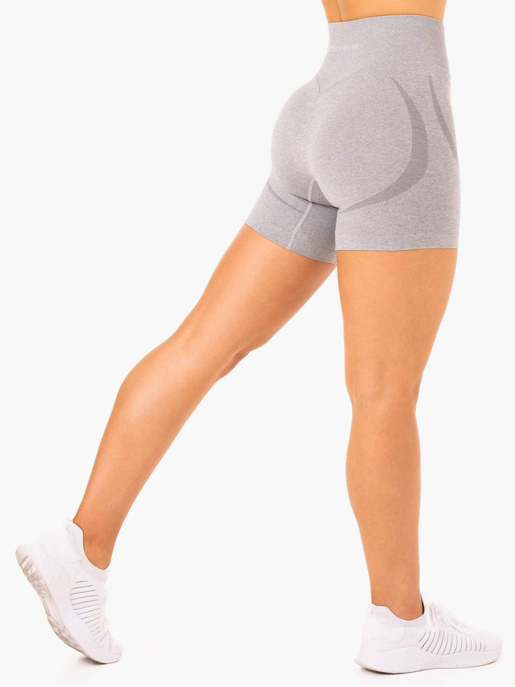 Bermudas Ryderwear Sculpt Seamless Mujer Grises | JFKUH5769
