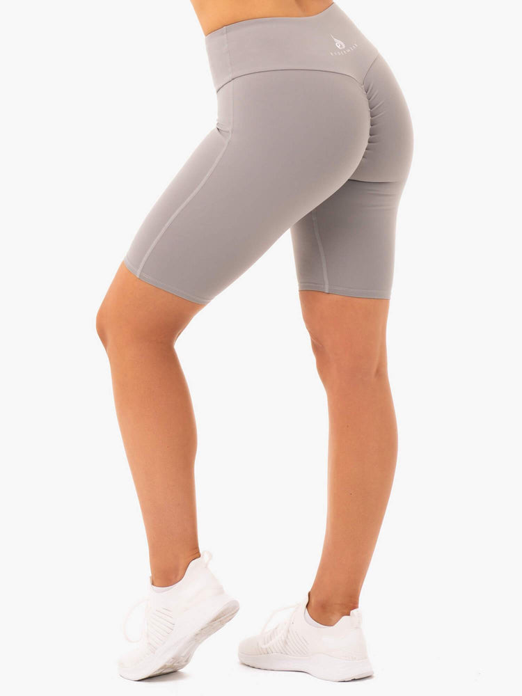 Bermudas Ryderwear Staples Bike Mujer Grises | UJCKD7429