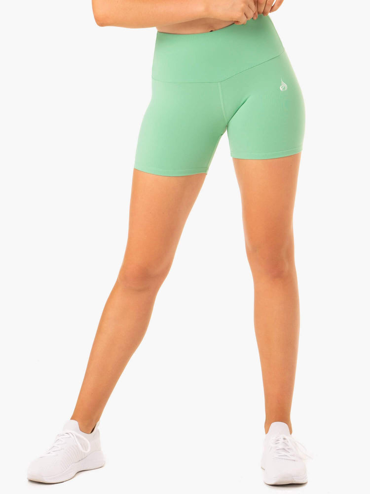 Bermudas Ryderwear Staples Scrunch Bum Mid Length Mujer Verdes | AOPYR4902