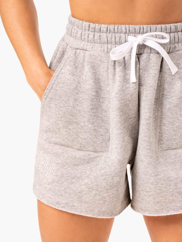 Bermudas Ryderwear Ultimate Longline Pista Mujer Grises | BJZMK7052