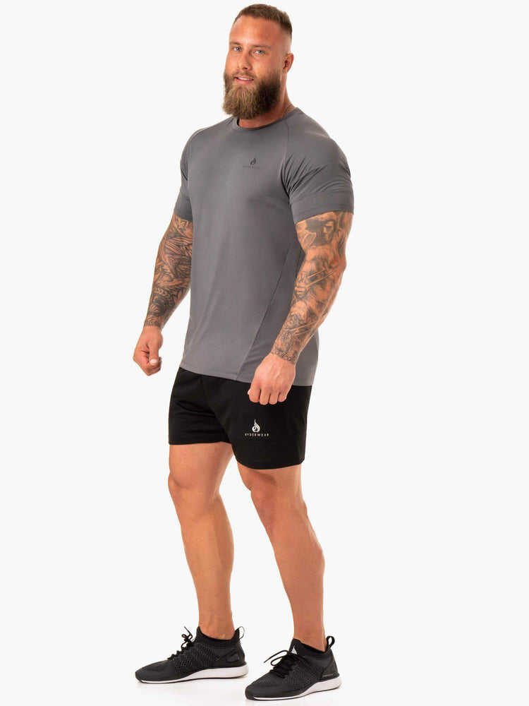 Camiseta Ryderwear Action Mesh Hombre Grises | BYNHM4675