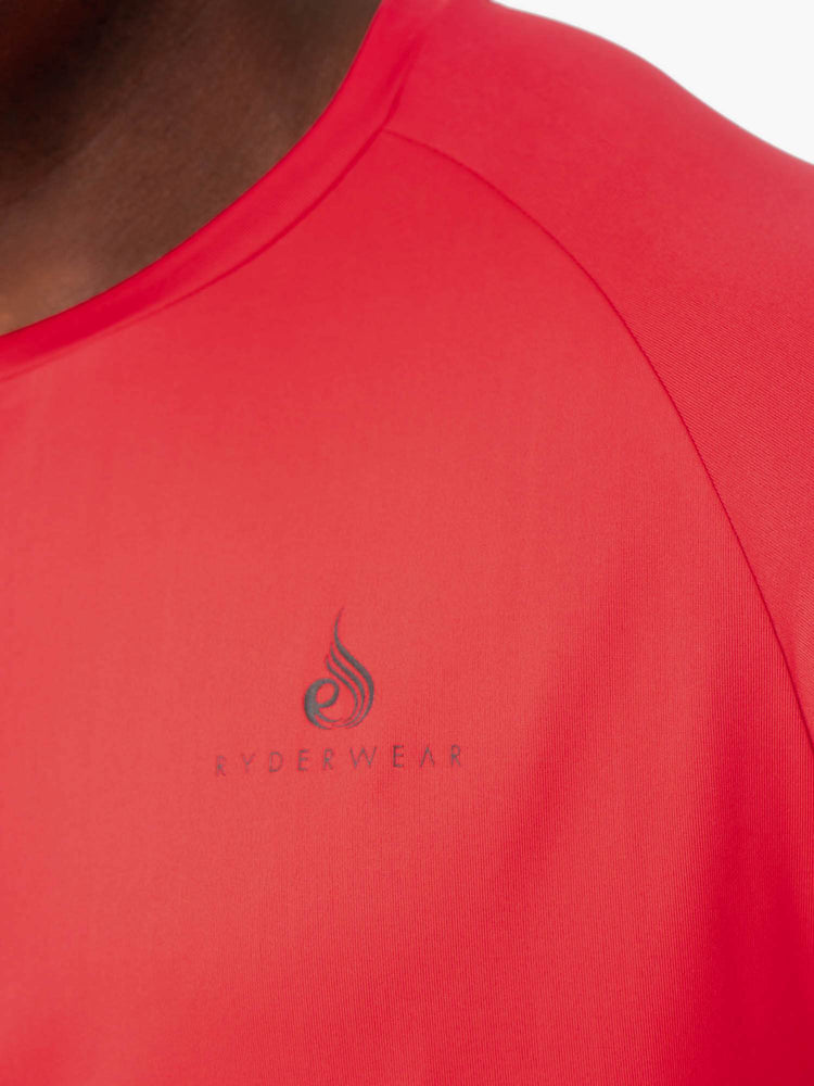 Camiseta Ryderwear Action Mesh Hombre Rojos | CZWQV3762