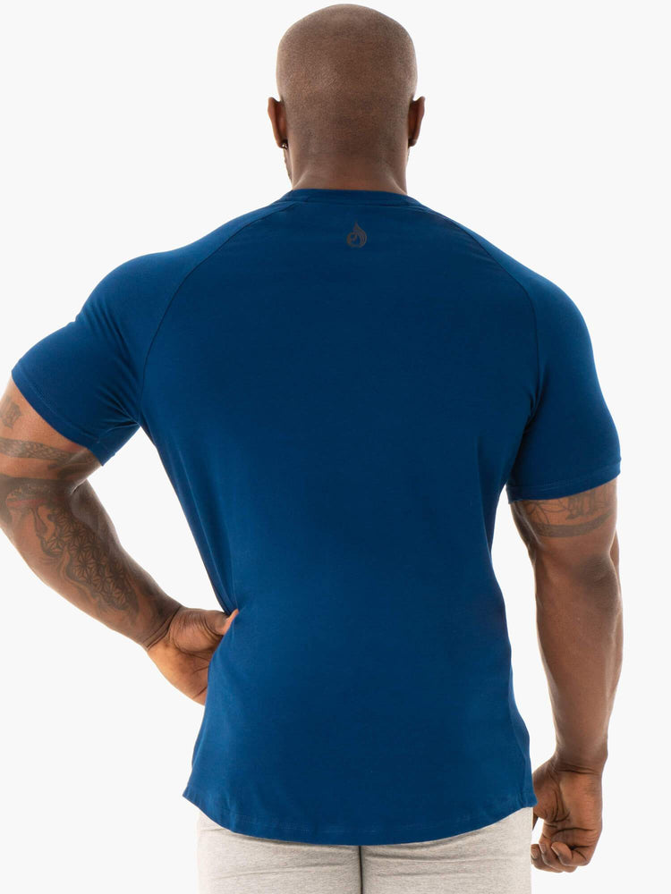 Camiseta Ryderwear Base Hombre Azul Marino | ZTNYH5201