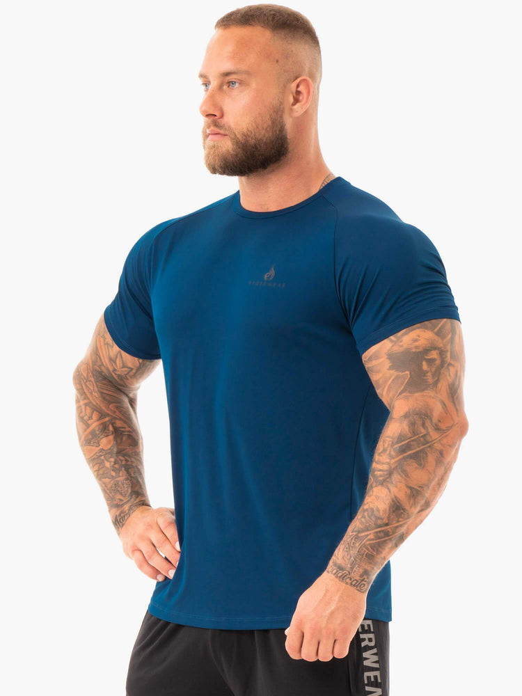 Camiseta Ryderwear Breeze Hombre Azul Marino | MNAZY7042