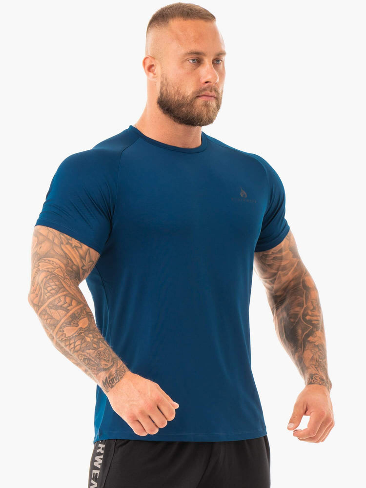 Camiseta Ryderwear Breeze Hombre Azul Marino | MNAZY7042