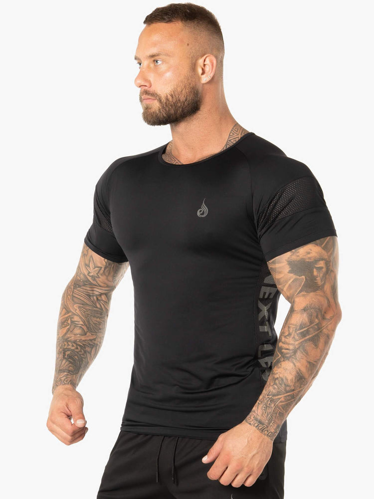 Camiseta Ryderwear Evo Hombre Negros | PEJRC7308