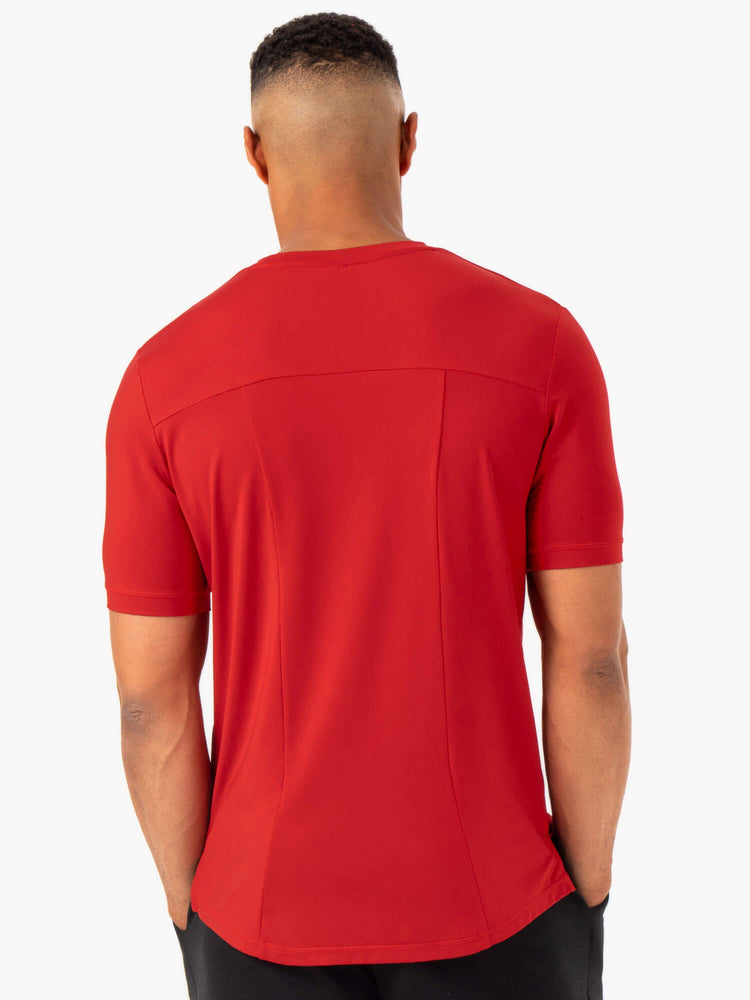 Camiseta Ryderwear Optimal Mesh Hombre Rojos | QCWLJ3962