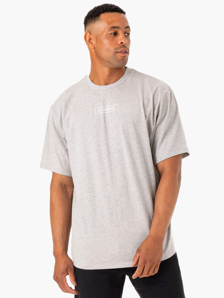 Camiseta Ryderwear Recharge Hombre Grises | HUTIC6183
