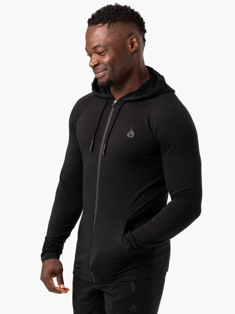 Chaquetas Ryderwear Endurance Zip Up Hombre Negros | AWPEH9358
