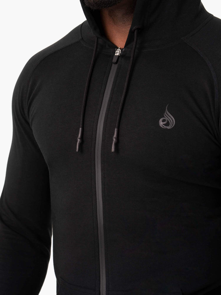 Chaquetas Ryderwear Endurance Zip Up Hombre Negros | AWPEH9358