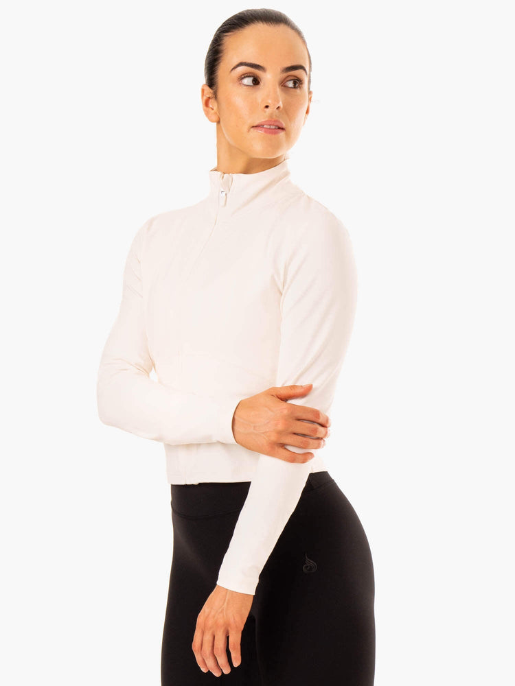 Chaquetas Ryderwear Nkd Refine Mujer Blancos | WCLJE5740