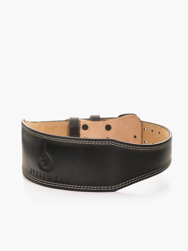 Cinturones Ryderwear Cuero Lifting Hombre Negros | LNSBO6738