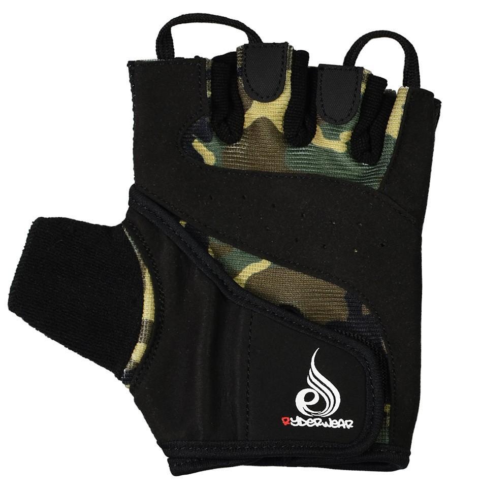 Guantes Ryderwear Camo Lifting Hombre Negros | TPJVO5206