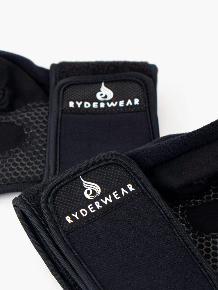 Guantes Ryderwear Wrap Lifting Hombre Negros | ADBGY1864