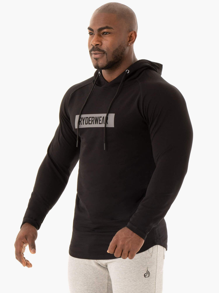 Jerséis Ryderwear Base Pullover Hombre Negros | HELYI2518