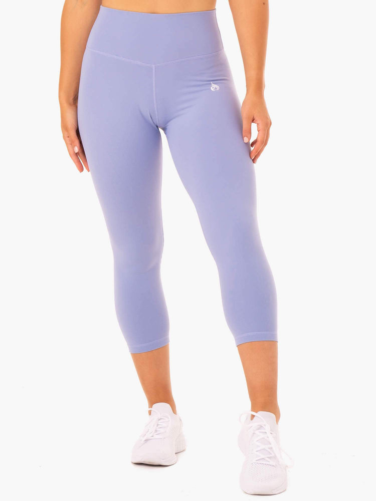 Leggins Ryderwear Base 7/8 High Waisted Mujer Morados | TJQKW0839