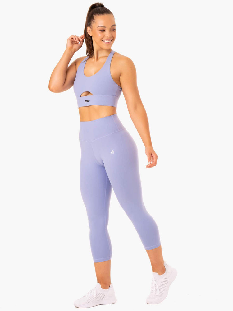 Leggins Ryderwear Base 7/8 High Waisted Mujer Morados | TJQKW0839