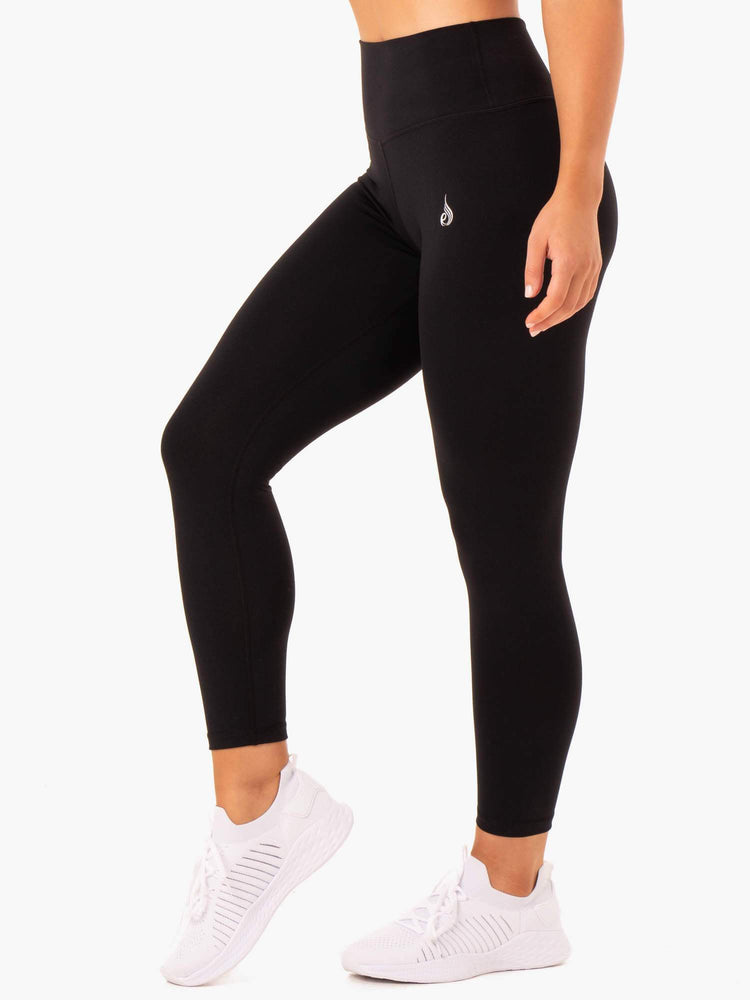 Leggins Ryderwear Base Full Length High Waisted Mujer Negros | ATZUJ0295