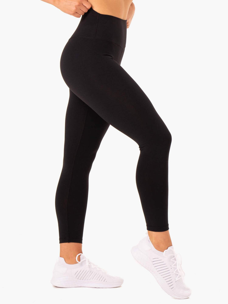 Leggins Ryderwear Base Full Length High Waisted Mujer Negros | ATZUJ0295