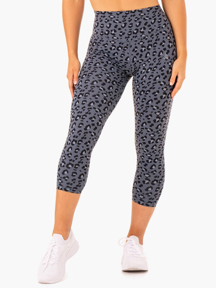 Leggins Ryderwear Híbrido 7/8 Mujer Leopardo | HMPGI0285