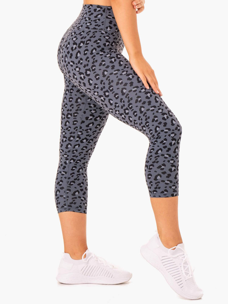 Leggins Ryderwear Híbrido 7/8 Mujer Leopardo | HMPGI0285