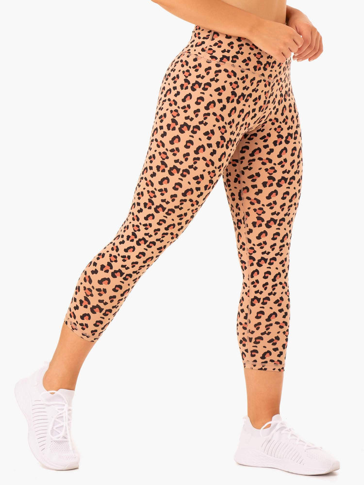Leggins Ryderwear Híbrido 7/8 Mujer Marrom | ZSIJY5428