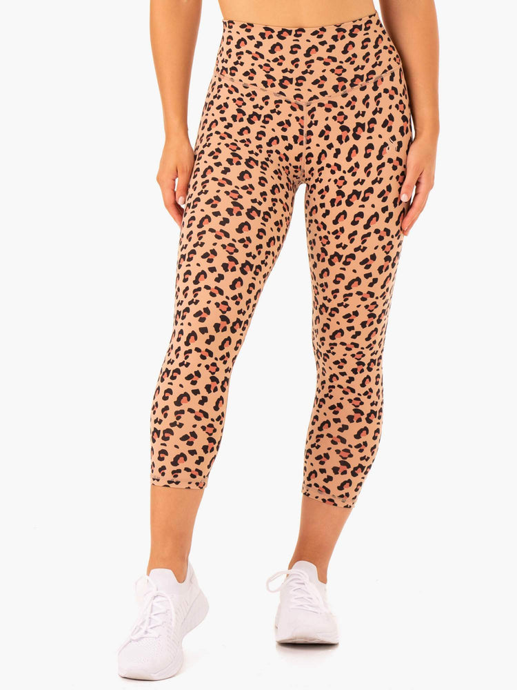 Leggins Ryderwear Híbrido 7/8 Mujer Marrom | ZSIJY5428