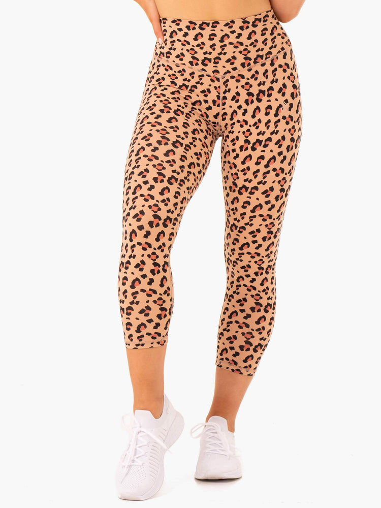 Leggins Ryderwear Híbrido 7/8 Mujer Marrom | ZSIJY5428