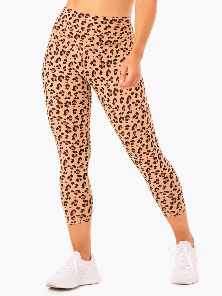 Leggins Ryderwear Híbrido 7/8 Mujer Marrom | ZSIJY5428