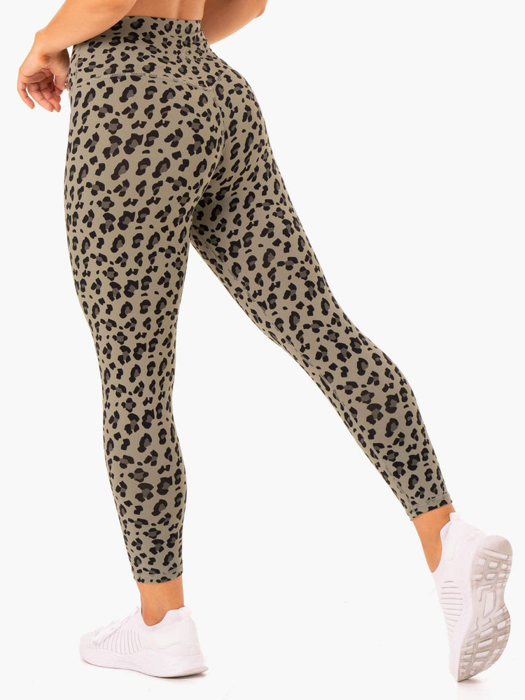 Leggins Ryderwear Híbrido Full Length Mujer Kaki | CTIQF8901